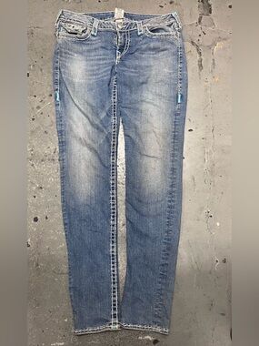 True Religion Light Blue Washed Women’s Jeans Sz 32x32